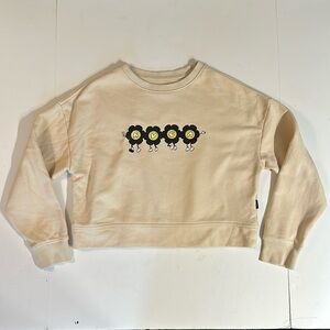 RVCA cream sweatshirt size XS